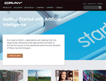 Tablet Screenshot of cray.com